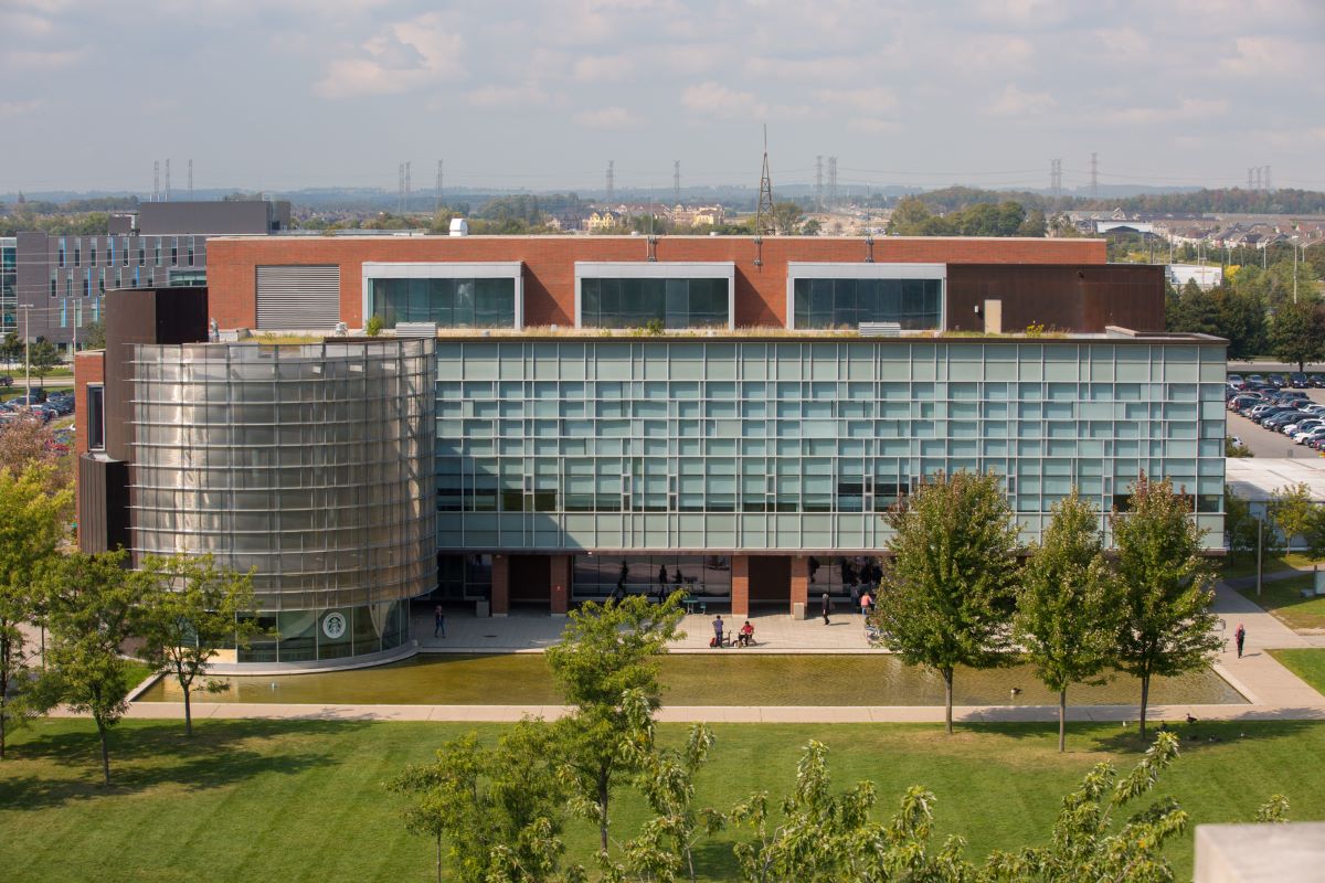The library at Ontario Tech University
