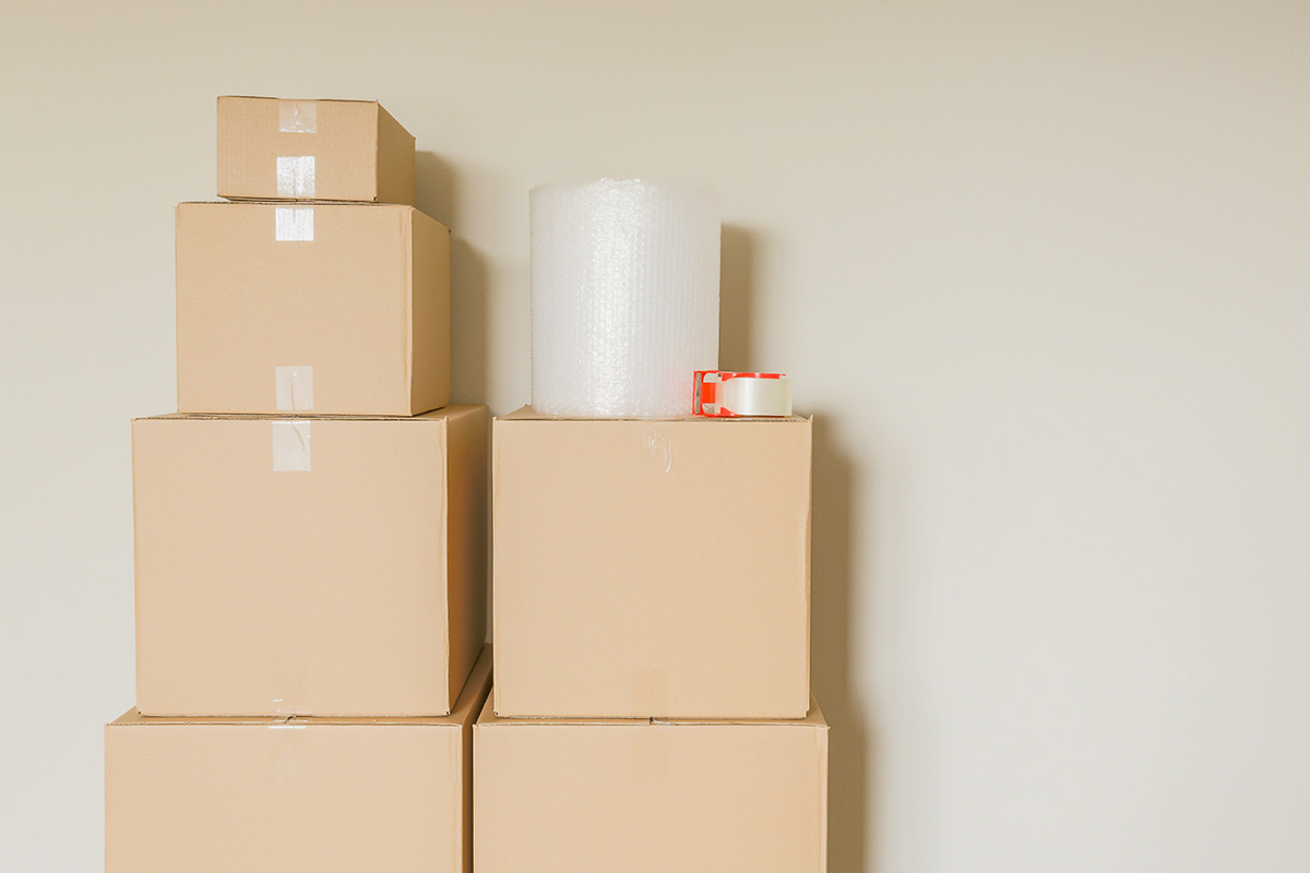Campus moving boxes