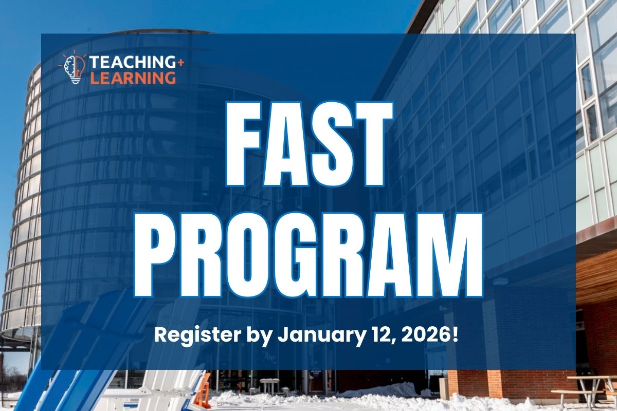 FAST program: register by January 12, 2026!
