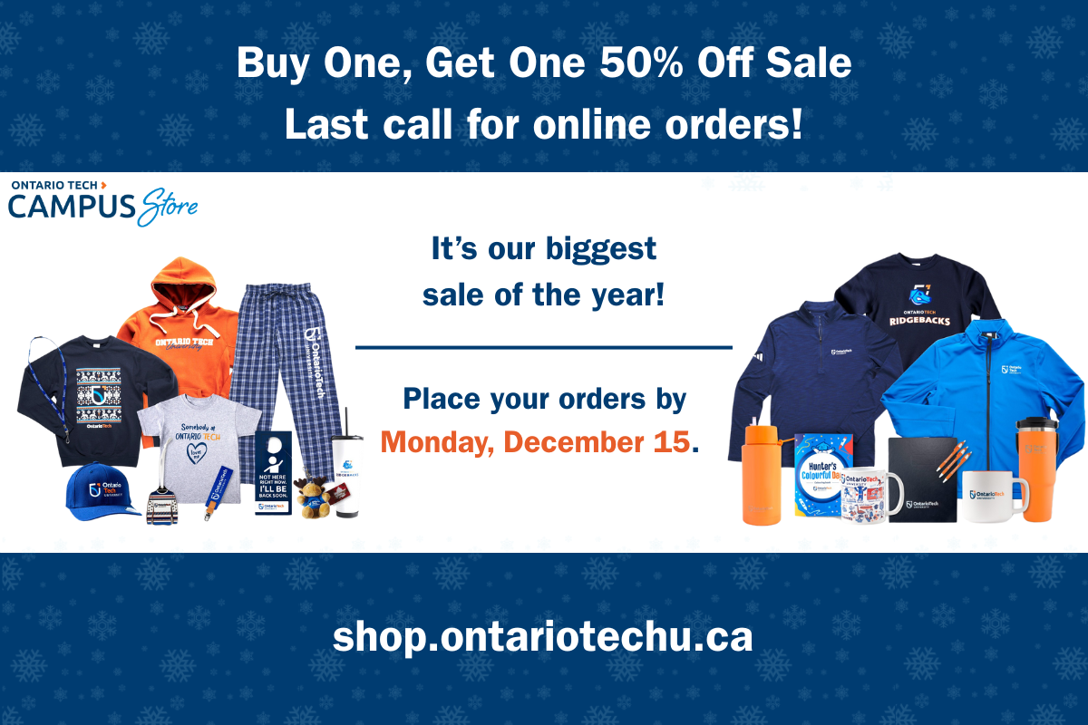 Branded merchandise from the Campus Store