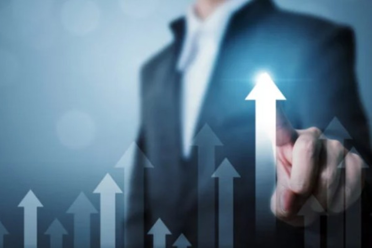 Arrows facing up at different levels