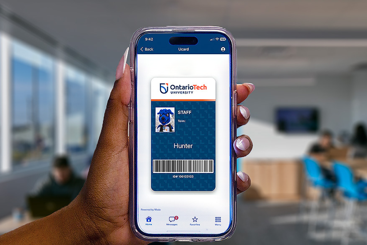 Photo of the digital Ucard
