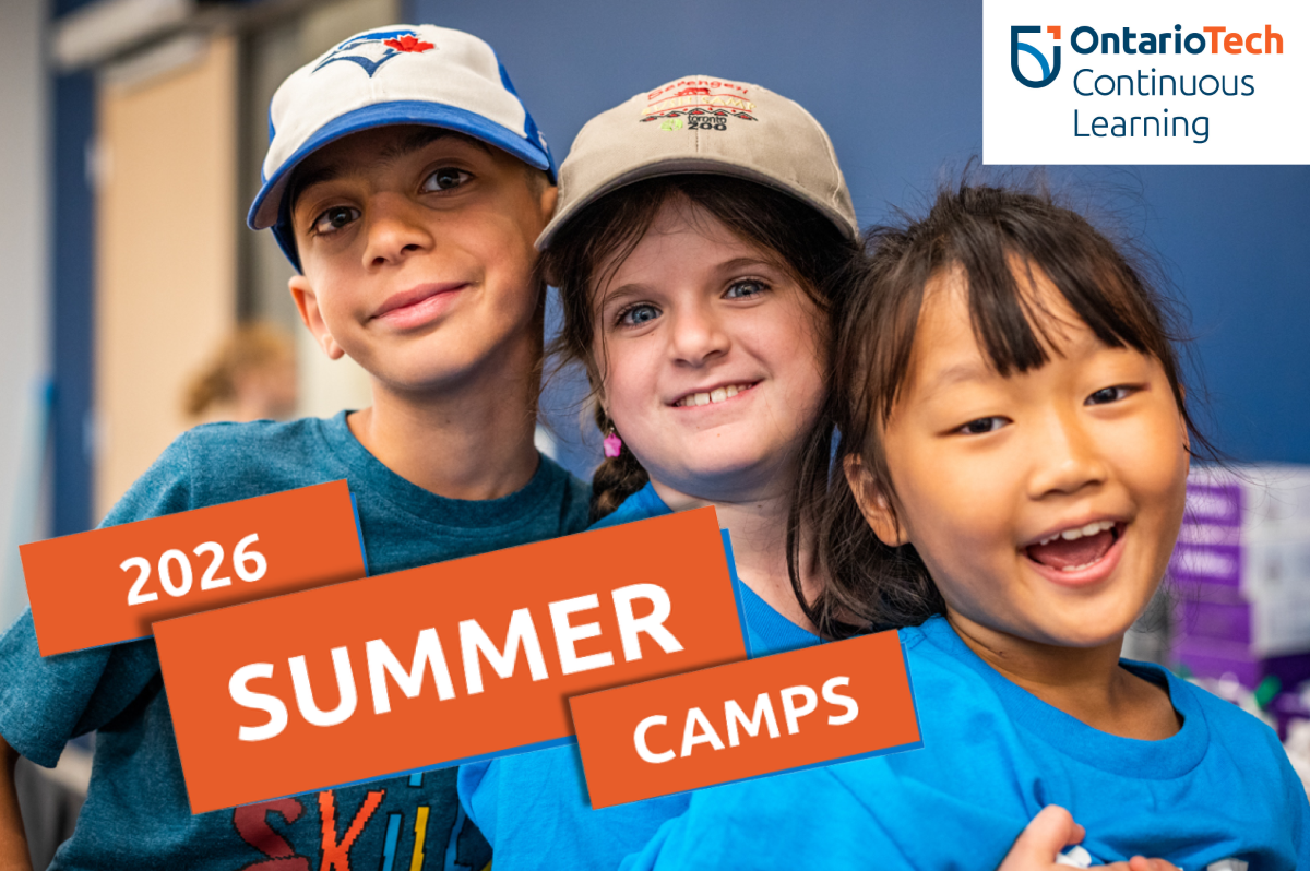 Graphic reading "STEAM Camps: Child and Youth Programming". The Continuous Learning logo is at the bottom.